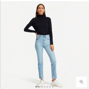 Everlane straight high waist jean 30